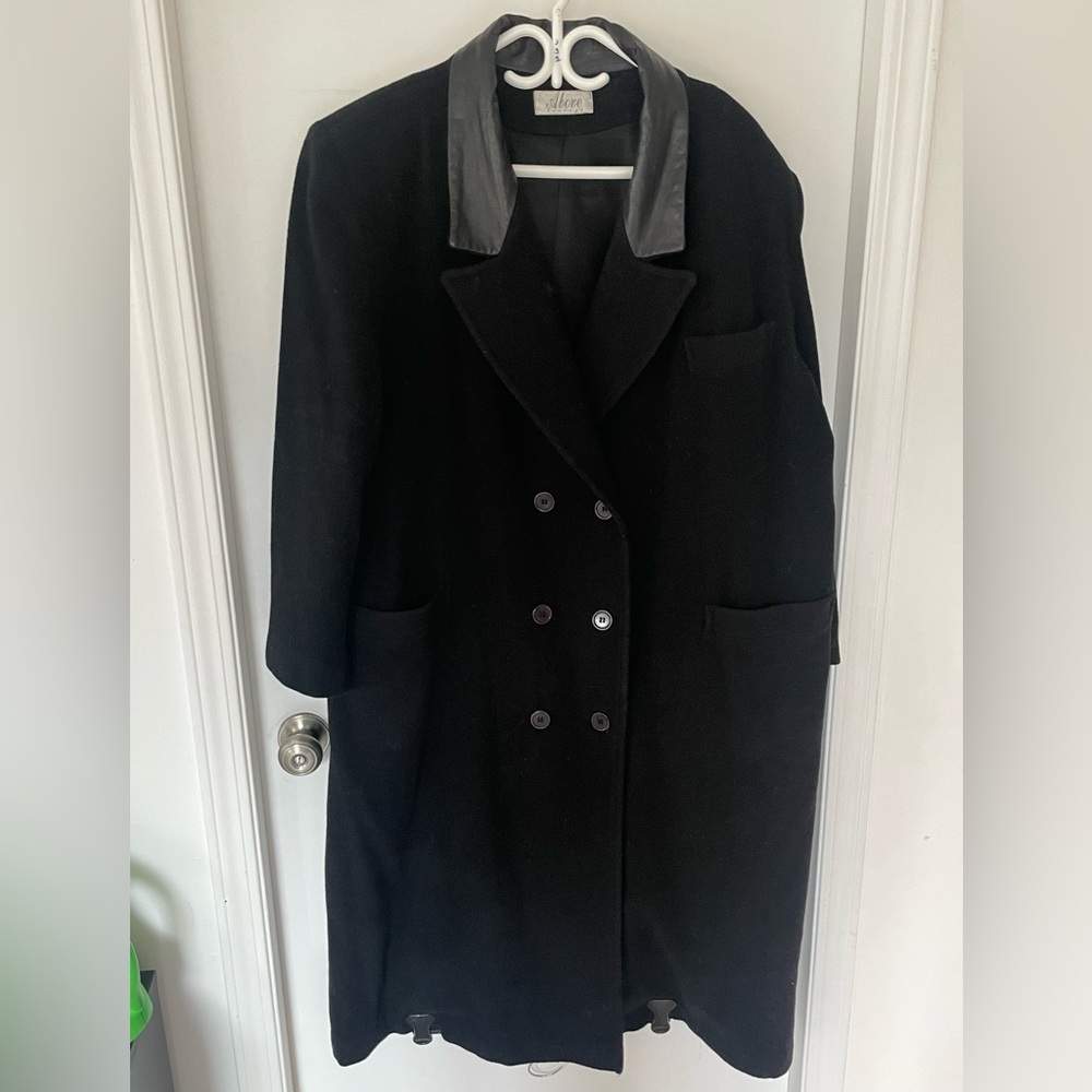 Vintage 80’s Luxury Wool Overcoat Plus Size 20